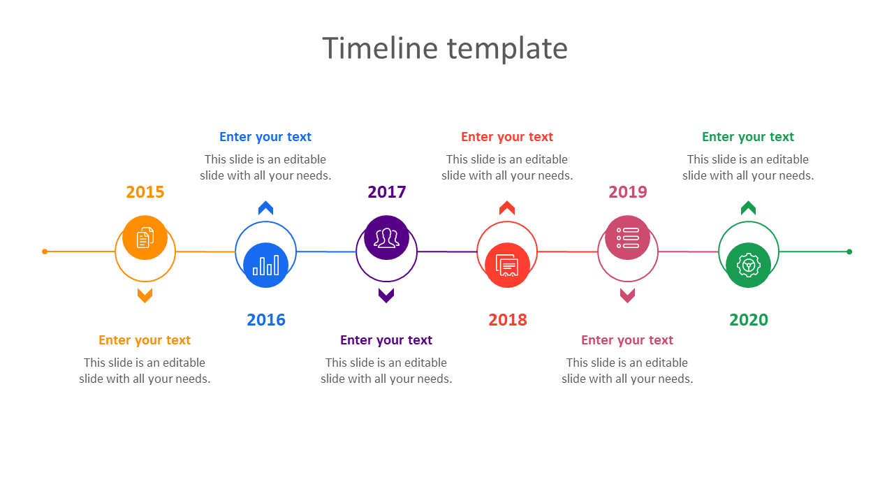does powerpoint have a timeline template design